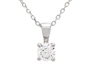 Jewellery - PENDANT/CHAIN, 18K white gold - View 1