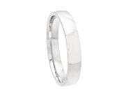 Jewellery - PLAIN RING, 18K white gold - View 1
