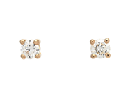 Jewellery - SOLITAIRE EARRINGS, 18K gold - View 1