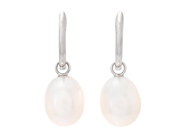 Jewellery - PEARL EARRINGS, 18K white gold - View 1