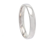 Jewellery - PLAIN RING, 18K white gold - View 1