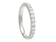 Jewellery - ETERNITY RING, 18K white gold - View 1