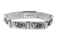 Jewellery, BRACELET, silver, in auction: Lilla jewellery – Thursday 27 June 2024