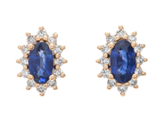 Jewellery - CLUSTER-EARRINGS, 18K gold - View 1