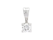 Jewellery, SOLITAIRE PENDANT, 18K vituld, in auction: Lilla jewellery – Thursday 25 July 2024