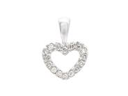 Jewellery - PENDANT, 18K white gold - View 1