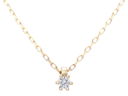 Jewellery - SOLITAIRE NECKLACE, 18K gold - View 1