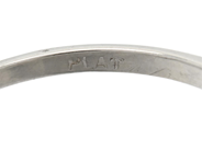 Jewellery - THREE STONE RING, platinum - View 5