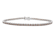Jewellery - TENNIS BRACELET, 18K white gold - View 1