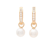 Jewellery - PEARL EARRINGS, 18K gold - View 1