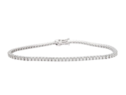 Jewellery - TENNIS BRACELET, 18K white gold - View 1