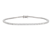 Jewellery - TENNIS BRACELET, 18K white gold - View 1