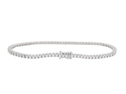 Jewellery - TENNIS BRACELET, 18K white gold - View 2