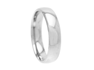 Jewellery - PLAIN RING, 18K white gold - View 1