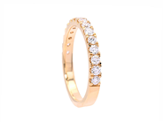Jewellery - ETERNITY RING, 18K gold - View 1