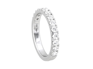 Jewellery - ETERNITY RING, 18K white gold - View 1