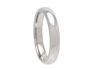Jewellery - PLAIN RING, 18K white gold - View 1