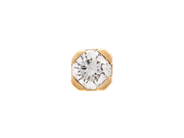 Jewellery - ONE SOLITAIRE DIAMOND EARRING, 18K gold - View 1