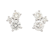 Jewellery, EARRINGS, 18K white gold, in auction: Classic – Saturday 25 April
