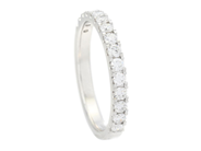Jewellery - ETERNITY RING, 18K white gold - View 1