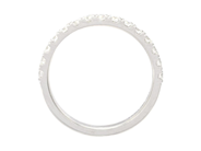 Jewellery - ETERNITY RING, 18K white gold - View 2