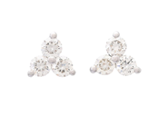 Jewellery - EARRINGS, 18K white gold - View 1