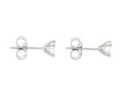 Jewellery - SOLITAIRE EARRINGS, 18K white gold - View 2