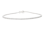 Jewellery - TENNIS BRACELET, 18K white gold - View 1