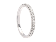 Jewellery - ETERNITY RING, 18K white gold - View 1