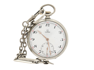 Watches, OMEGA, pocket watch, in auction: General – Tuesday 5 August