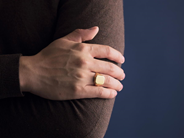 Jewellery - SIGNET RING, 18K gold - View 3