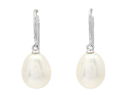 Jewellery - PEARL EARRINGS, 18K white gold - View 1