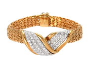 Jewellery, BRACELET, 18K gold/white gold, in auction: Classic – Saturday 30 August