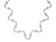 Jewellery, NECKLACE, 18K white gold, in auction: Classic – Saturday 30 August