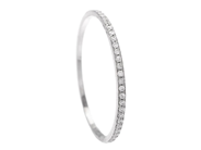 Jewellery, ETERNITY RING, 18K white gold, in auction: General – Tuesday 30 September