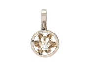 Jewellery, PENDANT, 18 K white gold, in auction: General – Tuesday 5 August