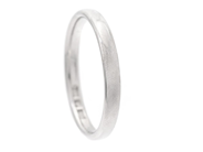 Jewellery - PLAIN RING, 18K white gold - View 1