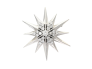 Jewellery, BROOCH/PENDANT, 18K rhodium plated gold, in auction: Classic – Saturday 30 August