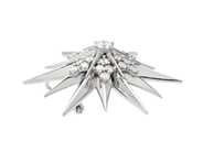 Jewellery - BROOCH/PENDANT, 18K rhodium plated gold - View 2