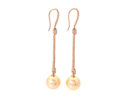 Jewellery - PEARL EARRINGS, 18K rose gold - View 2