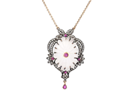 Jewellery, NECKLACE, 18K gold/silver, in auction: Classic – Saturday 30 August