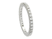 Jewellery - FULL ETERNITY RING, platinum - View 1