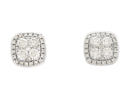 Jewellery - EARRINGS, 18K white gold - View 1