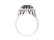 Jewellery - CLUSTER RING, 18K white gold - View 2