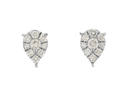 Jewellery, EARRINGS, 18K white gold, in auction: Classic – Saturday 30 August