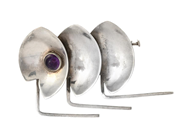 Jewellery, BROOCH, silver, in auction: Lilla jewellery – Tuesday 12 August
