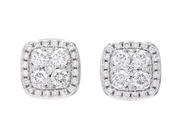 Jewellery - EARRINGS, 18K white gold - View 1
