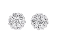Jewellery - EARRINGS, 18K white gold - View 1