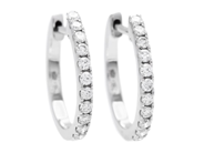 Jewellery - EARRINGS, 18K white gold - View 1