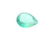 Gemstones, EMERALD, pear shaped, in auction: Lilla jewellery – Tuesday 12 August
